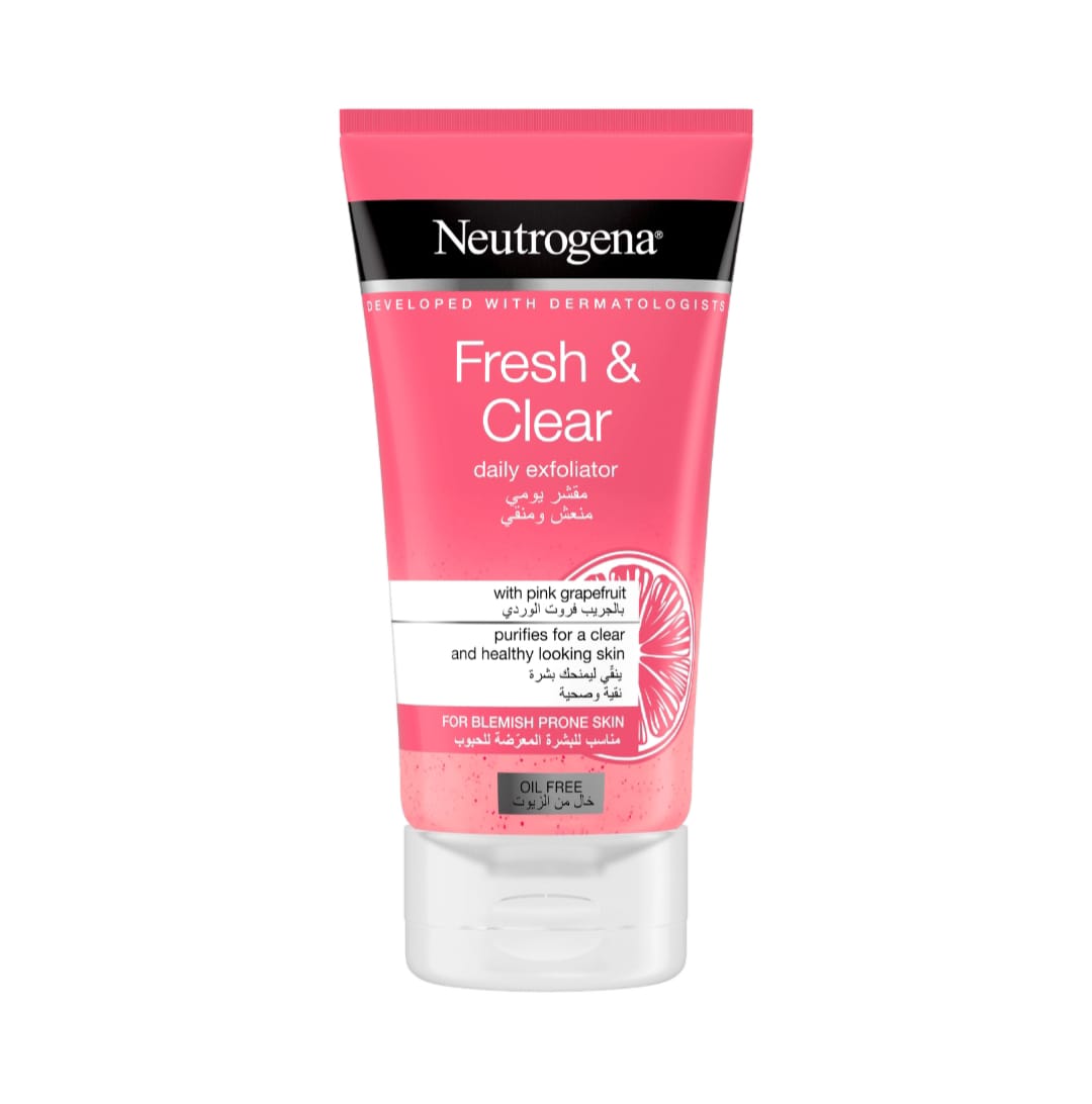 Neutrogena Fresh & Clear Oil Free Daily Exfoliator-150ml