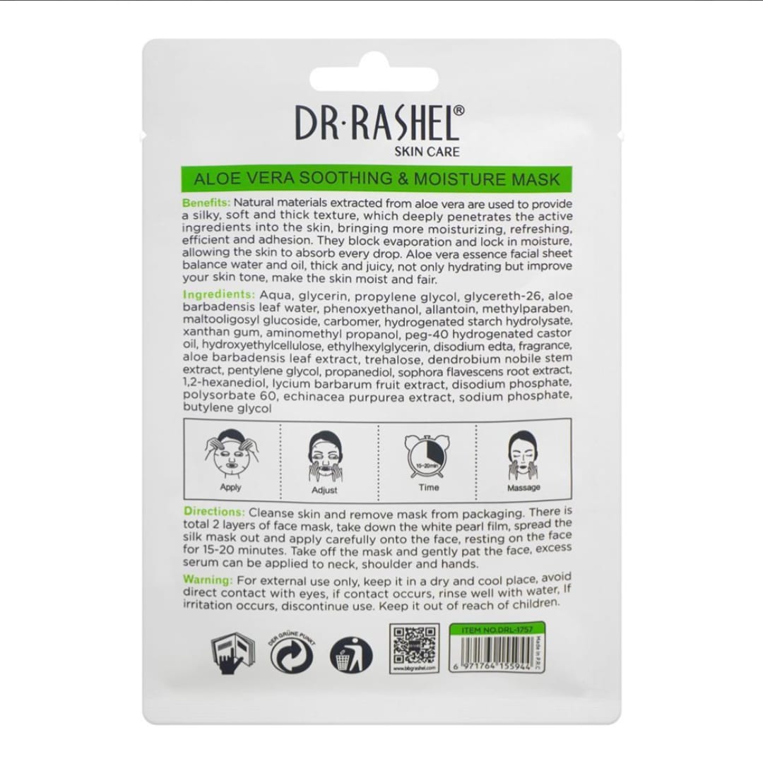 DR.RASHEL ALOEVERA SOOTHING & MOISTURE MASK