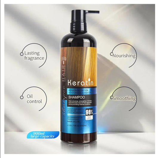 KERATIN NUTRITION MOISTURIZING & SMOOTH SHAMPOO-900ML
