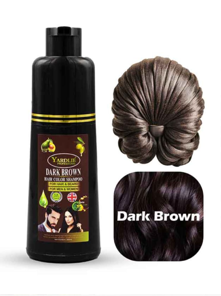 Yardlie Hair Color Shampoo for Hair & Beard-200ml