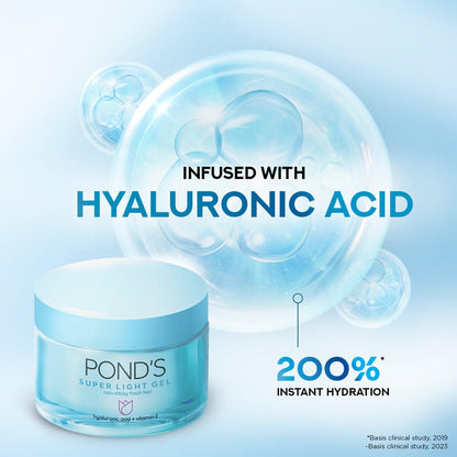 Pond,s Super Light Gel, Hydrated dewy Skin, 50g