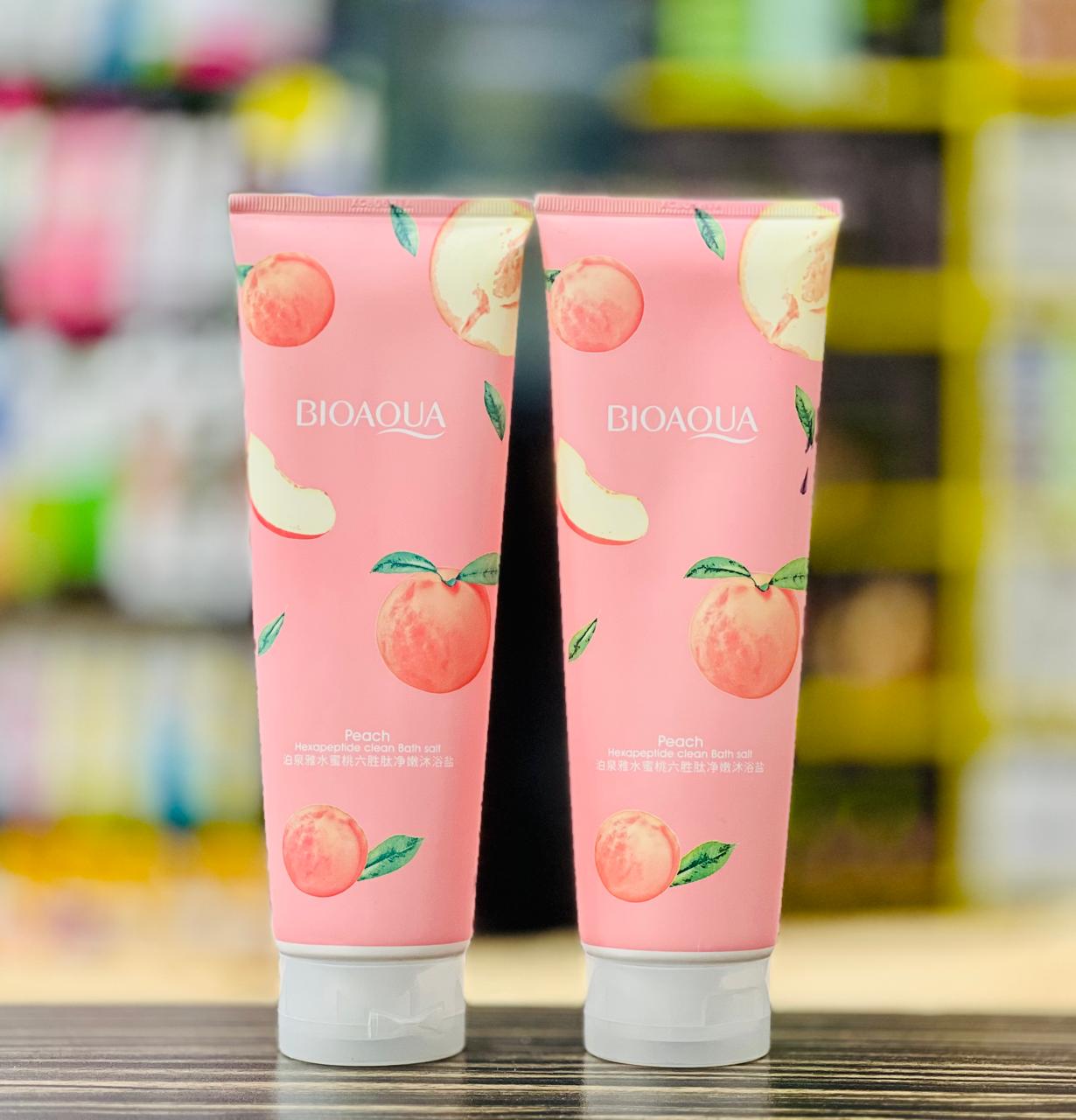 BIOAQUA Peach Extract Bath Salt,250gm