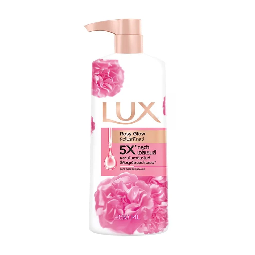LUX Rosy Glow Shower Gel 450ml