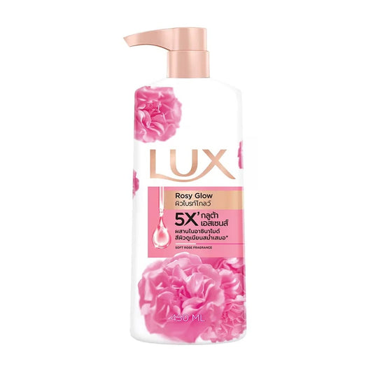 LUX Rosy Glow Shower Gel 450ml