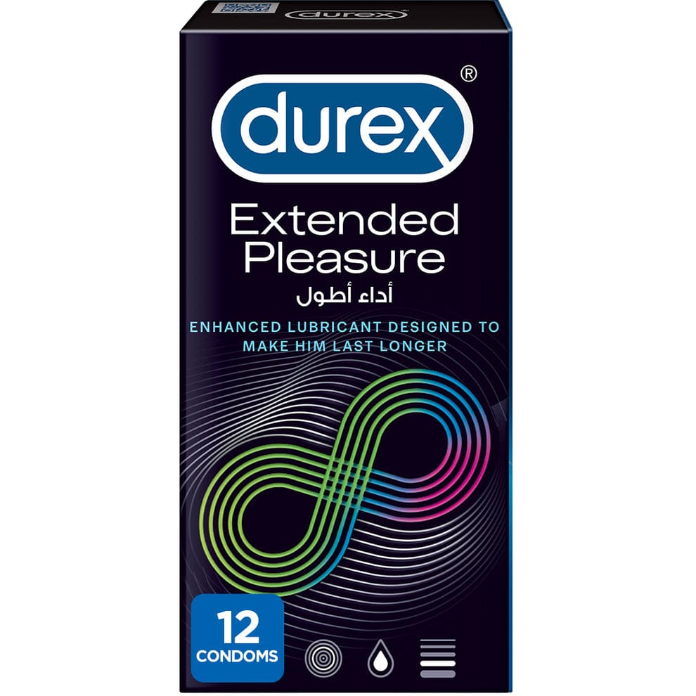 Durex Extended Pleasure Condoms 12pcs