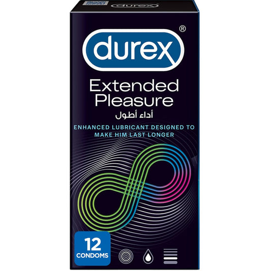 Durex Extended Pleasure Condoms 12pcs
