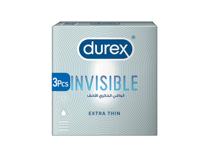 Durex  Invisible Condoms Pack of 3