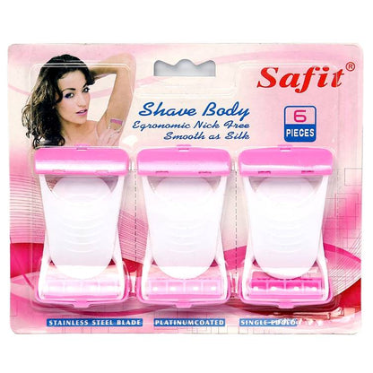 Safit Shave Body Razor-6Pcs