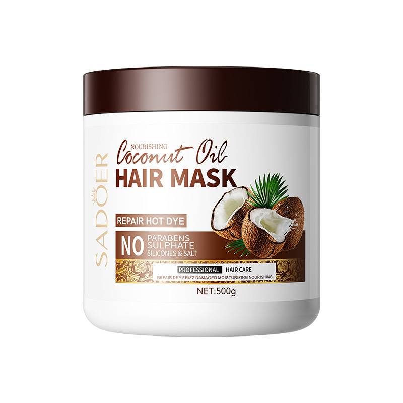SADOER COCONUT OIL SULPHATE FREE HAIR MASK-500G