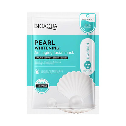 BIOAQUA PEARL WHITENING ANTI AGING FACIAL MASK