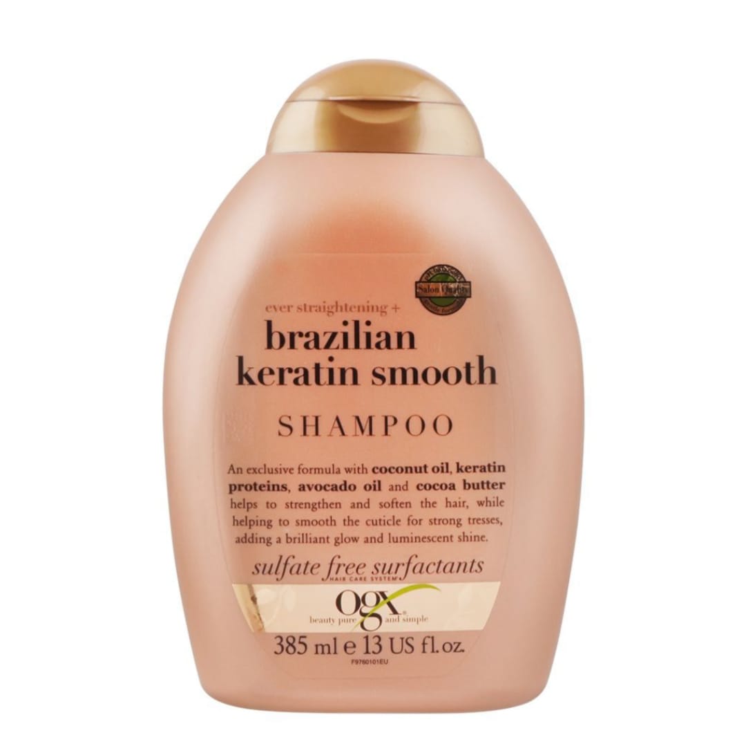 Ogx Brazilian Keratin Smooth Shampoo (Sulfate Free)