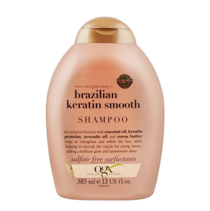 Ogx Brazilian Keratin Smooth Shampoo (Sulfate Free)