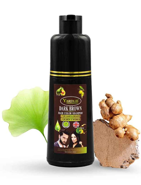 Yardlie Hair Color Shampoo for Hair & Beard-200ml