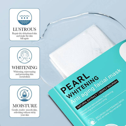 BIOAQUA PEARL WHITENING ANTI AGING FACIAL MASK
