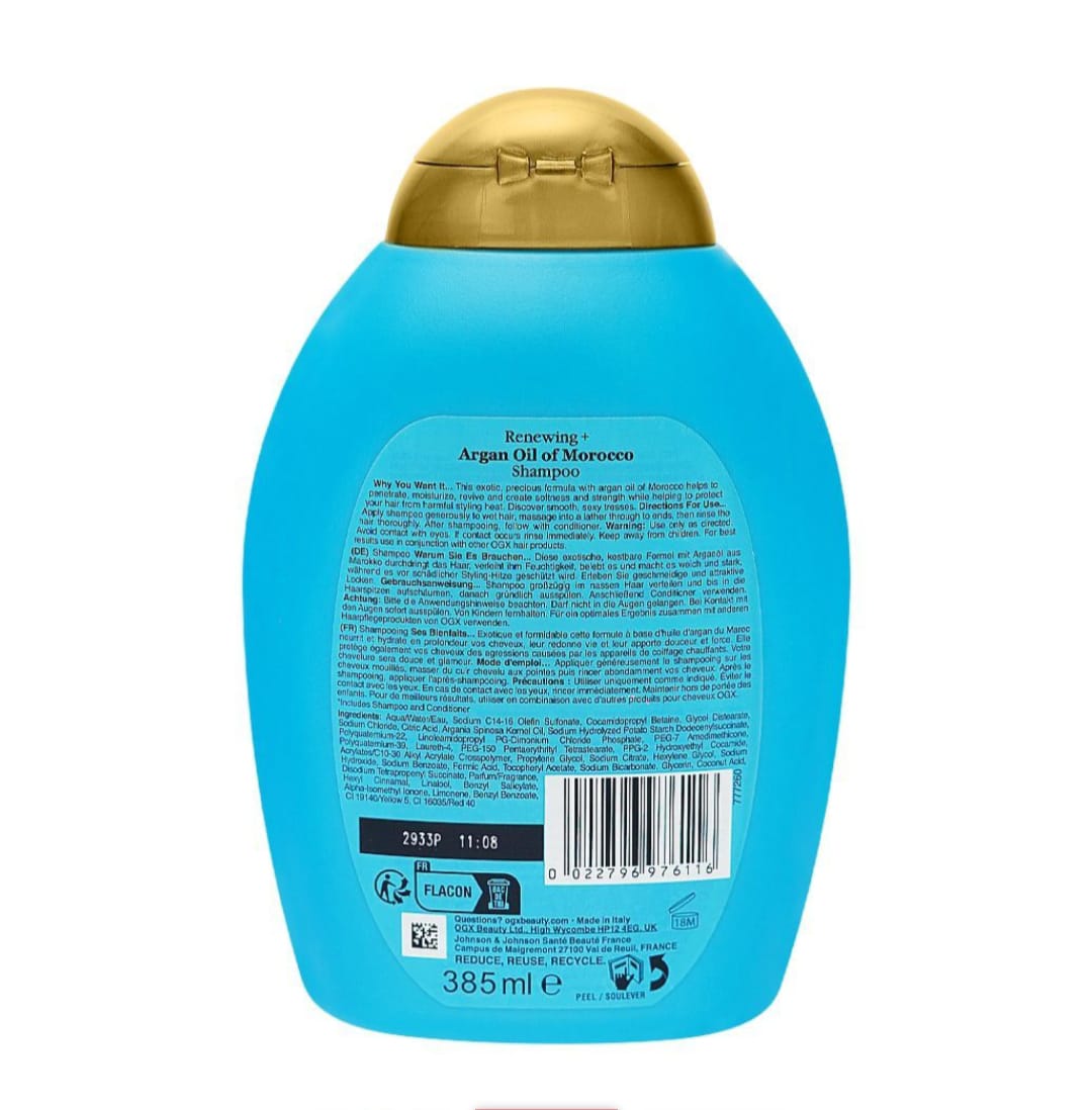 Ogx Argan Oil of Morocco Shampoo (Sulfate free)-385ml