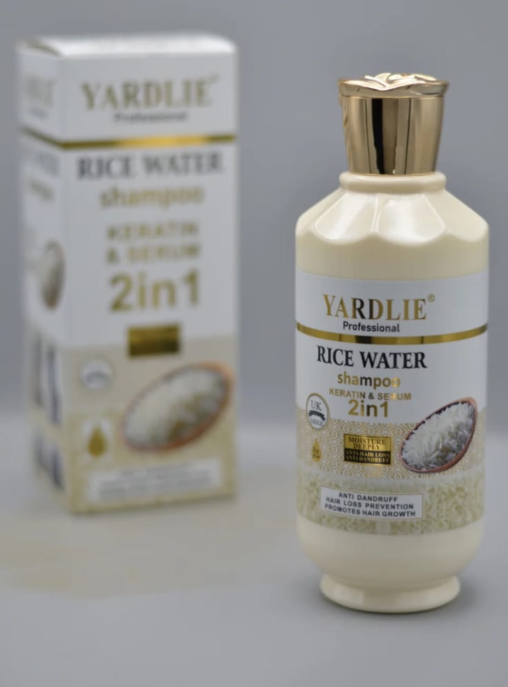 Yardlie Rice Water Shampoo Keratin & Serum 2in1