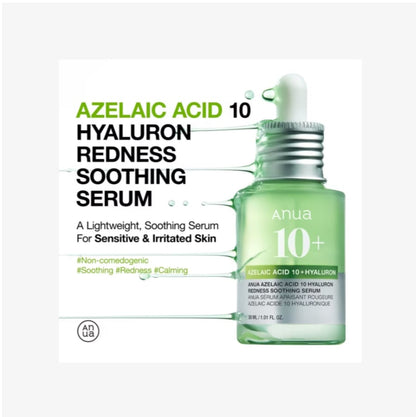 Anua Azelaic Acid 10 Hyaluron Redness Soothing Serum